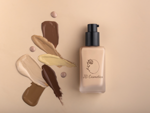 Fond de teint beige rosé